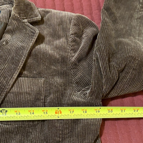 Jones New York Signature Women’s Brown Corduroy Blazer Size 12 - Picture 4 of 9